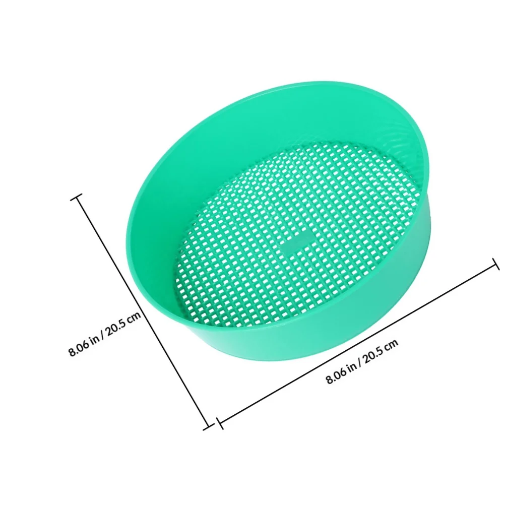 4Pcs Gardening Sifting Pan Professional Grade Soil Sieve Easy Clean Heavy Duty Sifting Classifier for Garden Planting Tools