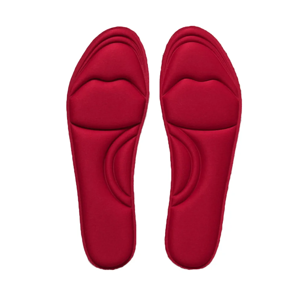 Wkładki do butów damskich z pianki memory o spowolnionym powrocie do kształtu, rozmiar 43-46, oddychające, amortyzujące wstrząsy, zapewniające komfort podczas chodzenia.