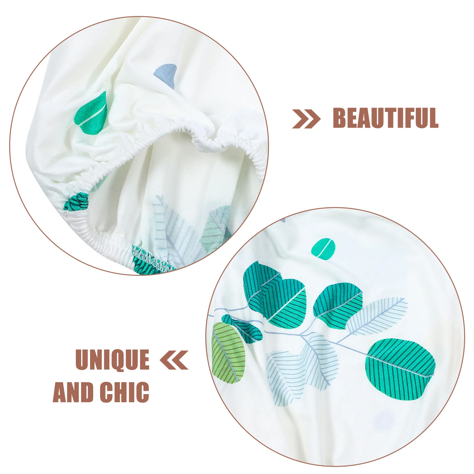 

Water Dispenser Cover Gallon Size Fabric Made Dust Protective Cover for Water Jug Bucket Reusable Washable Simple Elegant Leaf