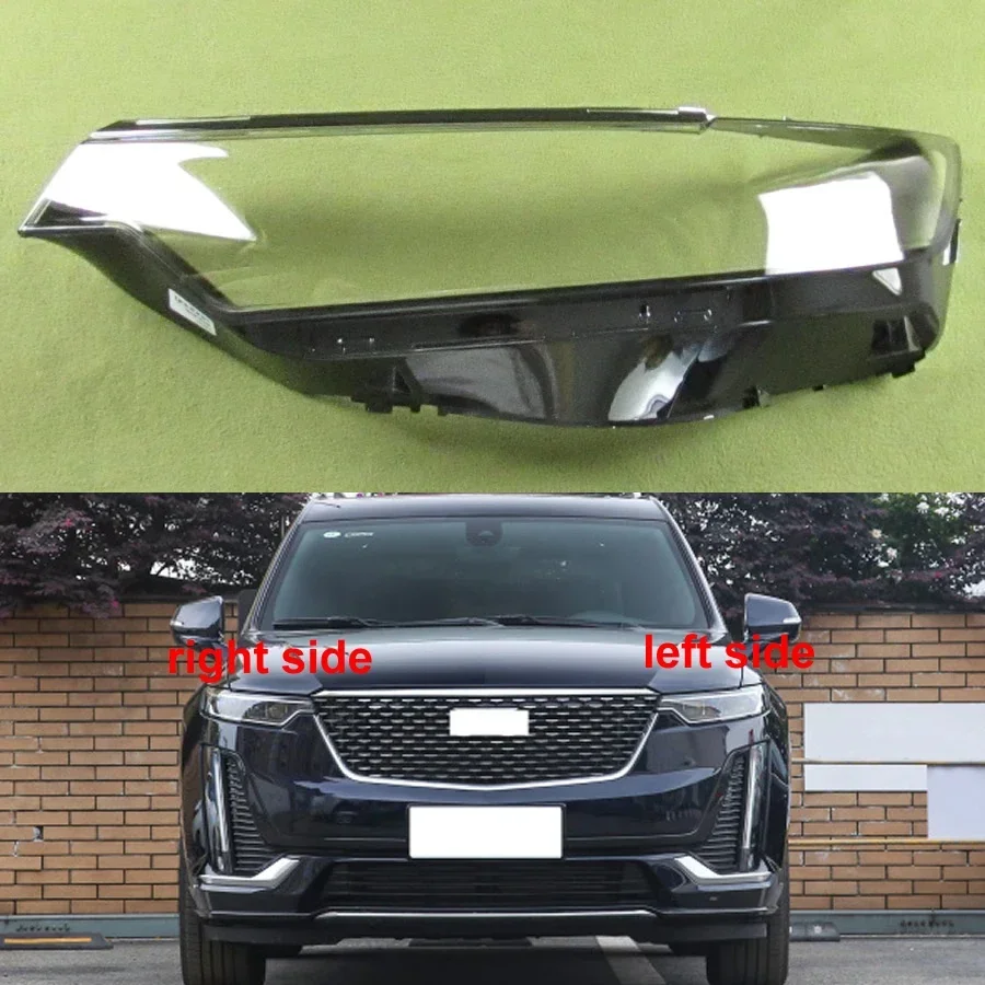 

For Cadillac XT6 2020 2021 2022 Headlight Cover Transparent Lampshade Case Headlamp Shell Plexiglass Replace Original Lens