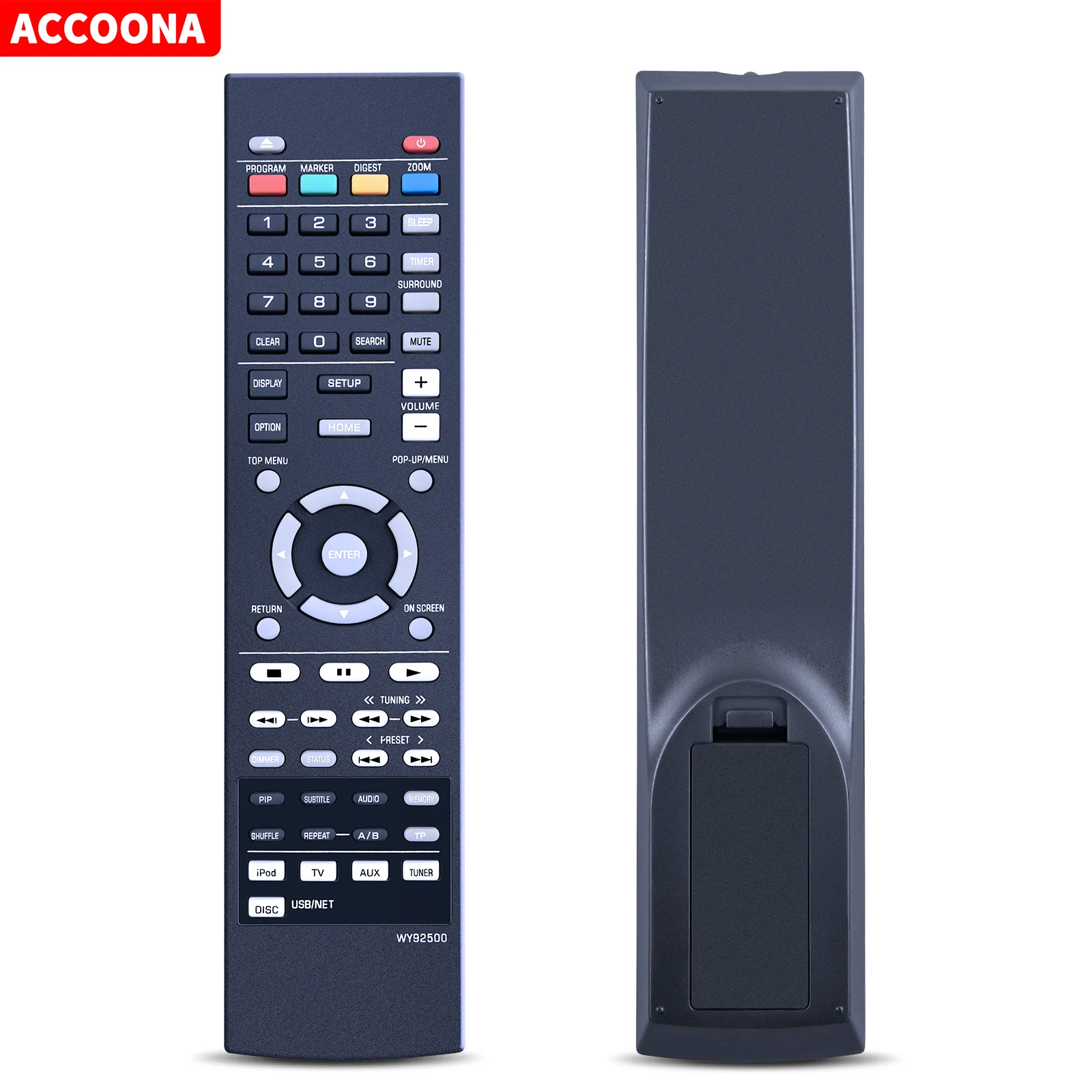 جديد WY92500 التحكم عن بعد صالح لياماها AV استقبال BRX-610 BRX-750 MCR-750