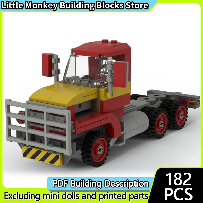 

Конструктор City Car Model MOC: Модульный Тяжелый Лесовоз (Семи-трак) для Детей, Подарок на Праздник, Игровой Набор для Сборки