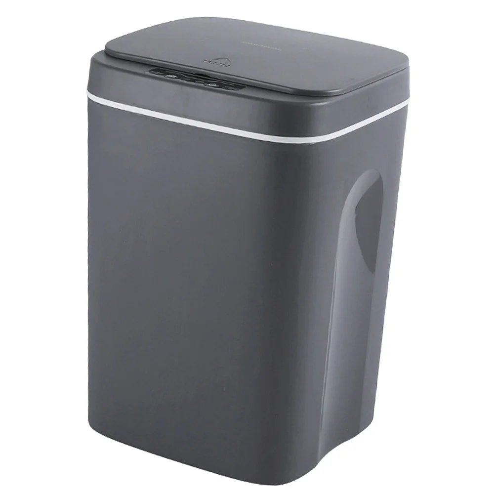

Smart Induction Trash Can Large Capacity Automatic Kitchen Garbage Bin Toilet Garbage Can Self Sealing PP Material