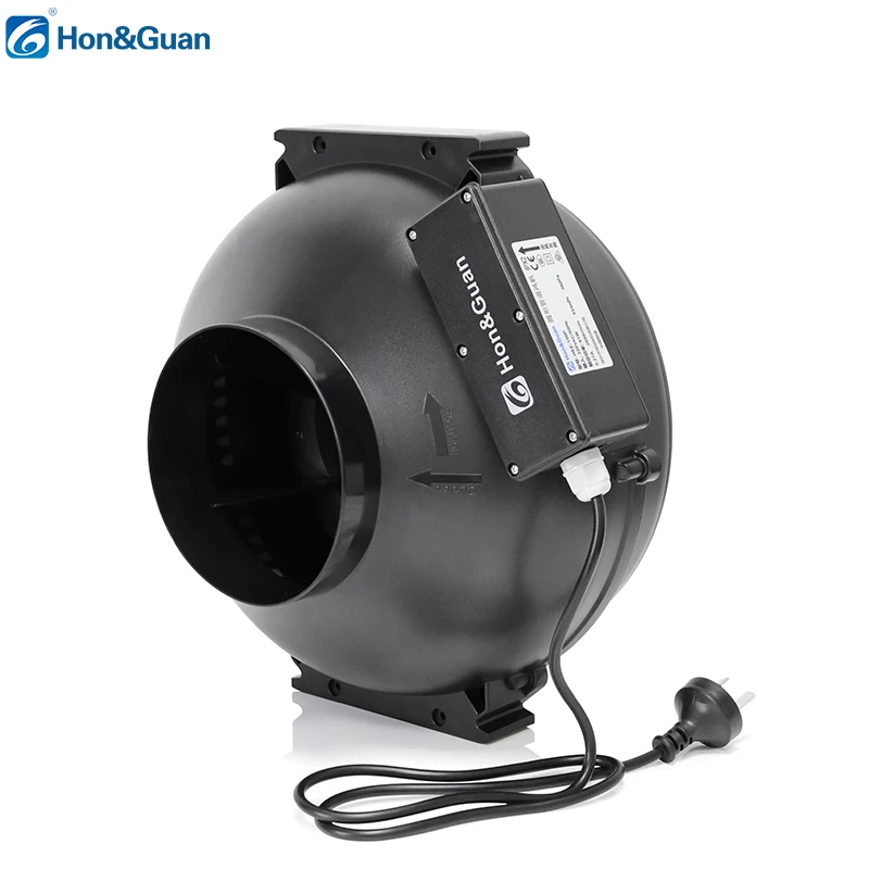 New product High quality plastic ac centrifugal fan 150mm inline duct fan blower blower for hydroponics