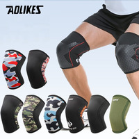 AOLIKES 7mm Compression Knee Sleeves for Weightlifting Support, Powerlifting Strength, Heavy Squats, Cross Training, Gym Fitness