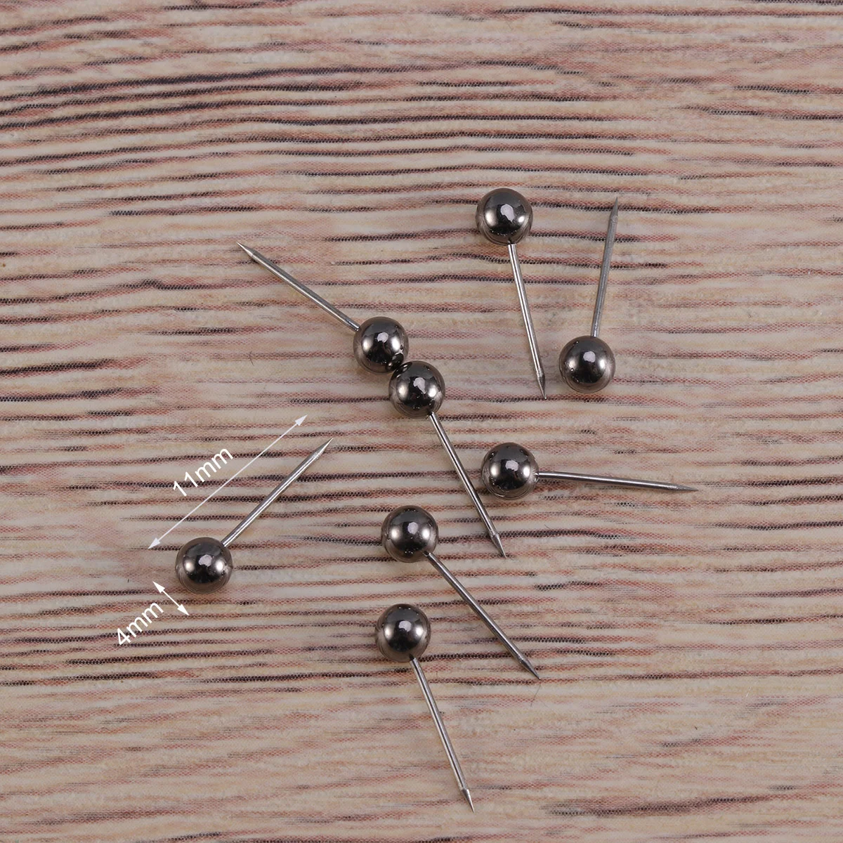 400 PCS Head Straight Pins Gold Decor Map Flag Push for Jewelry Making Golden Tacks