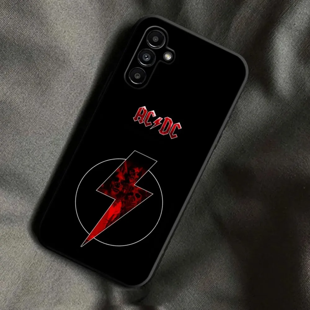 Music Band-A-ACDC-S Phone Case For Samsung Galaxy A13,A21s,A22,A31,A32,A52,A53,A71,A80,A91 Soft Black Phone Cover