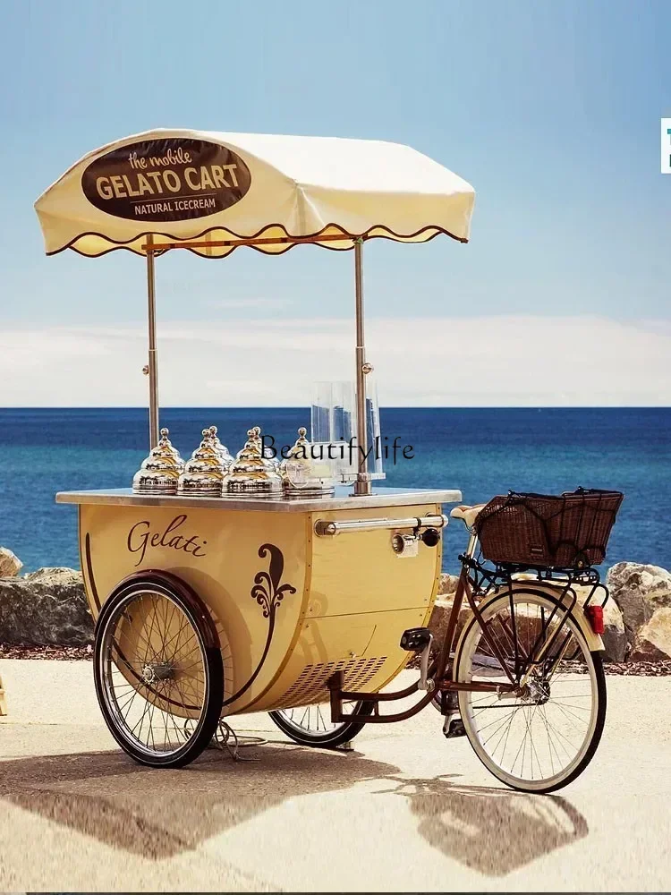 Outdoor Activities Art Gallery Dining Car Market Camping Snack Tricycle Holiday Food Cart