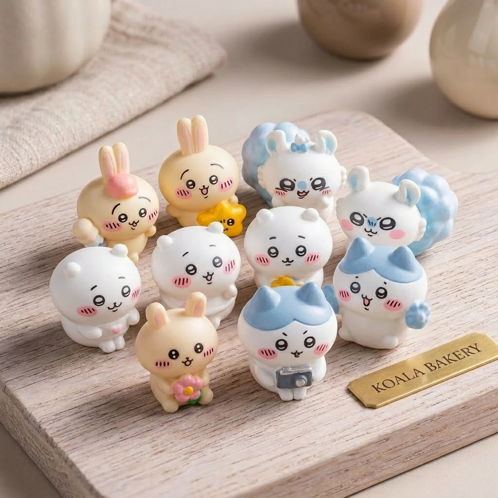 Chiikawa Blind Box Figurine Anime Kawaii Dessin Animé Carnaval Mini Décoration de Bureau Jouet de Collection Cadeau pour les Fans Décoration de Chambre