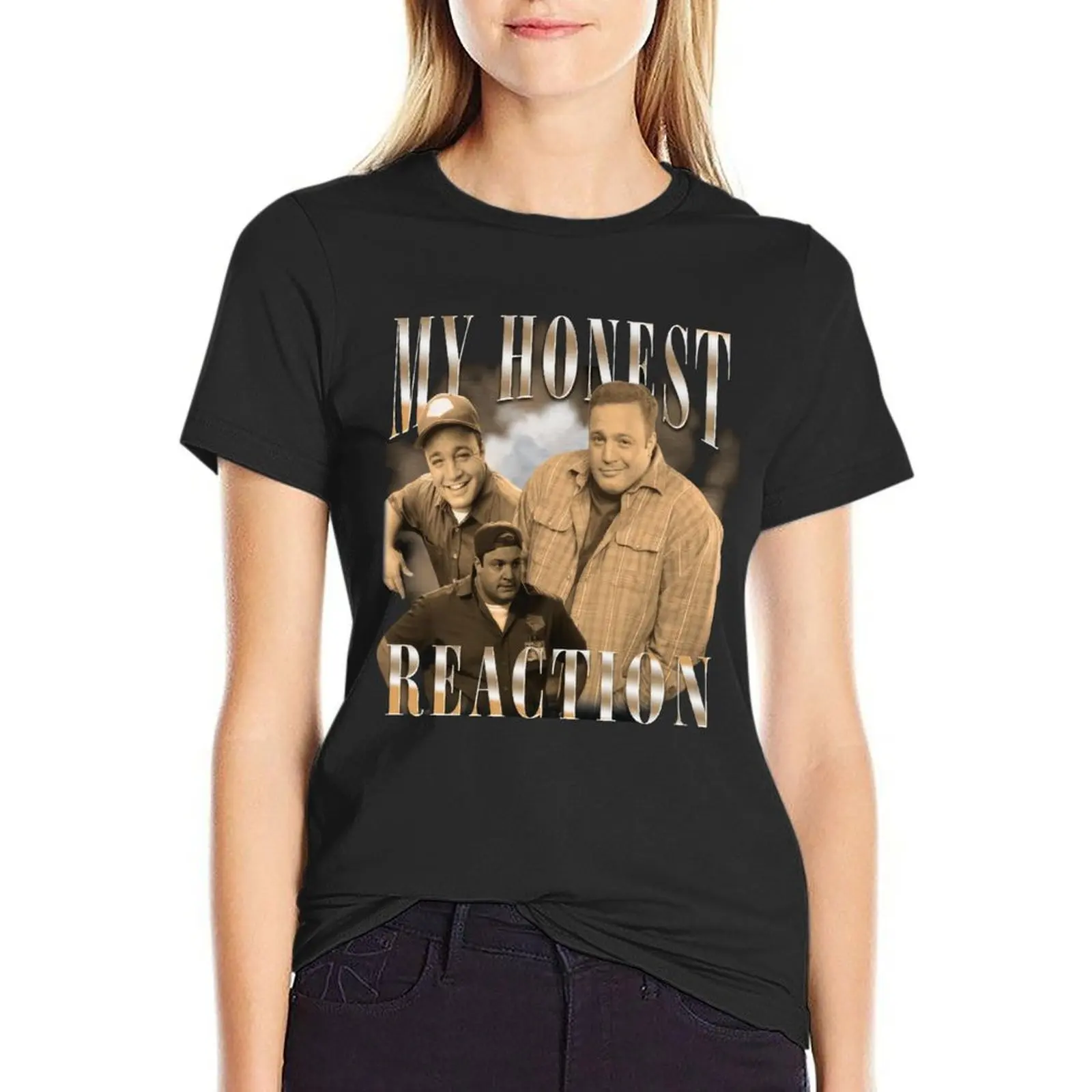 

My Honest Reaction Kevin James T-Shirt hippie clothes Aesthetic clothing kawaii clothes korean Women's clothes