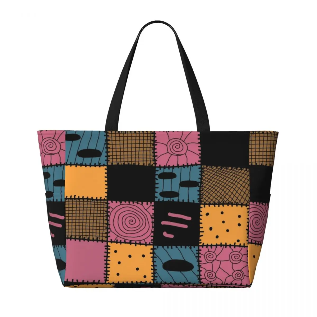 Large Summer Beach Bag Ideal for Beach, Stitch Travel, & Camping