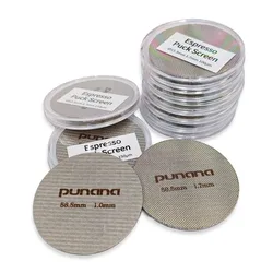 Punana Espresso Puck Screen Food-grade 316 Stainless Steel Espresso Filter Professional Barista Coffee Filter Mesh 51/53.3/58mm