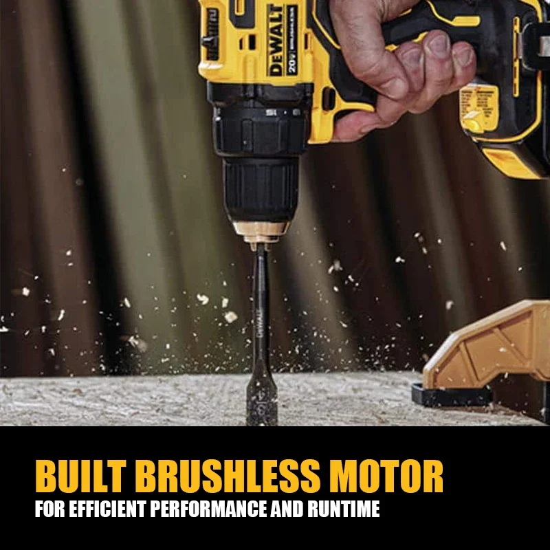 DEWALT DCD708 Brushless Cordless Compact 1/2 in. Drill Driver 20V Lithium Power Tools Bare Tool