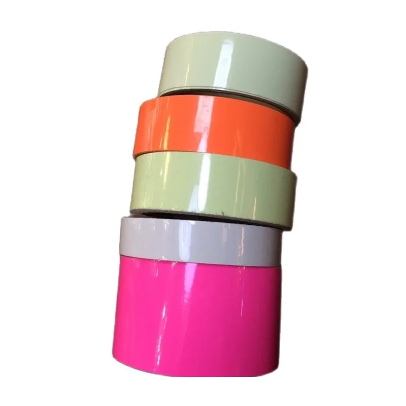 2cm/ 3cm/ 4cm/ 5cm Self-adhesive Luminous Fluorescent Warning Safety Tape