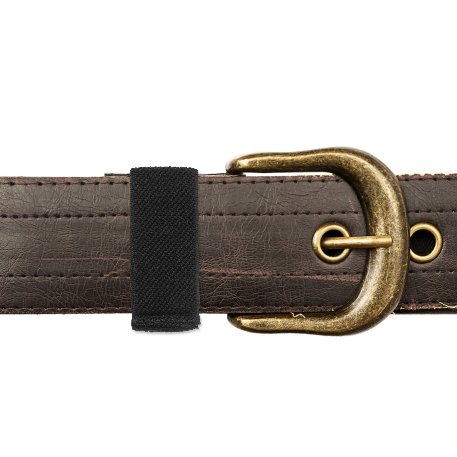

4 Pcs for Duty Keepers For Duty Belt Men Elastic Belt Loop Webbing Holders Black Color Adjustable Size Accessories