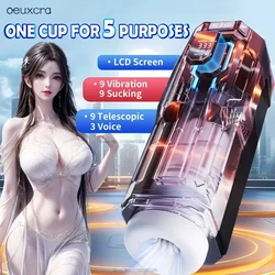 Automatic Male Masturbator Cup Sucking Telescopic Man Masturbation Toy Pocket Vagina Adults Sex Toys for Men Accessories Sexshop