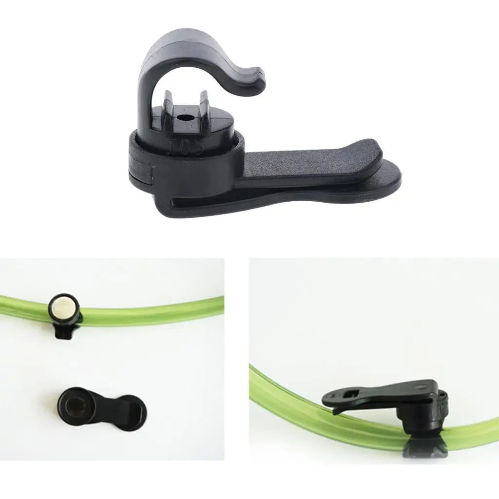 Water Tube Holder Clip for System Tube, Gear Clip for Outdoor Tube Backpack Straps Management