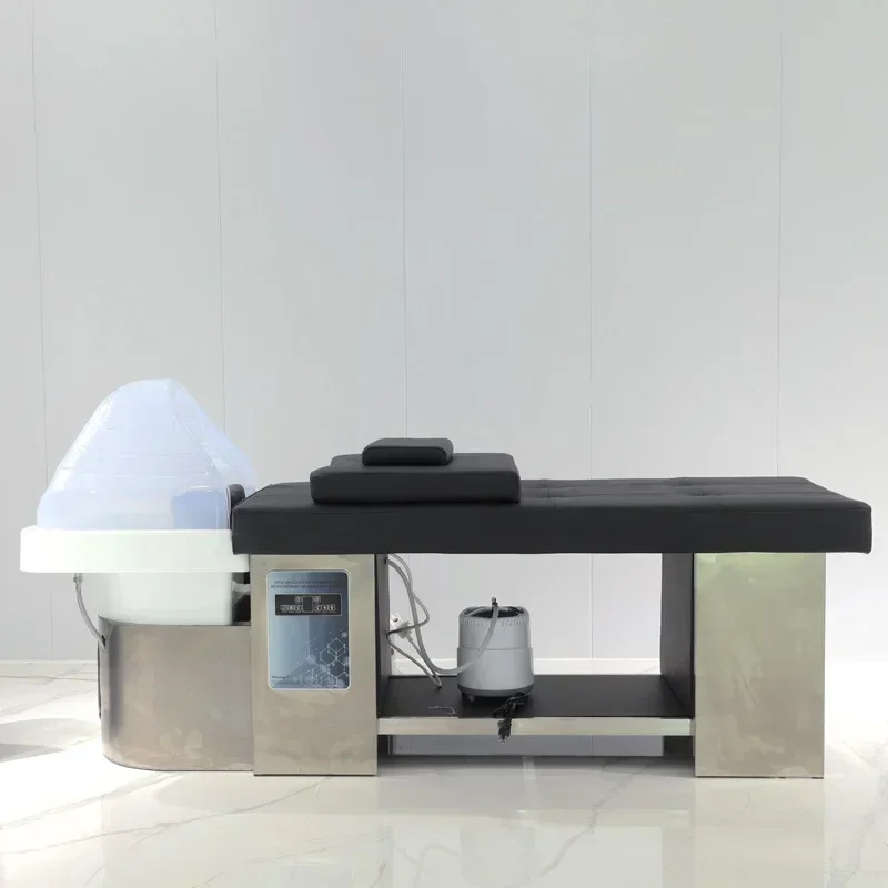 

Stylist Head Spa Shampoo Chair Furniture Hairdressing Professional Washbasin Salon Chairs Water Therapy Luxury Sillas Salon