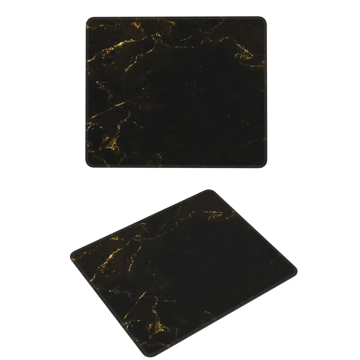 

Black Gold Mouse Pad Computer Keyboard Mouse Mat Gamer PC Desk Mat Office Accessories Table Mats