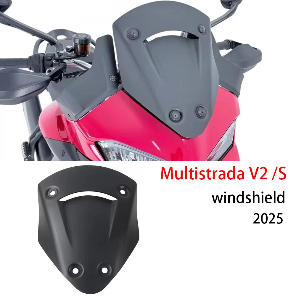 

Multistrada V2S 2025 Быстросъемный, стабильная езда, универсальные аксессуары для Ducati Multistrada V2 Ветроотражатель ветрового стекла