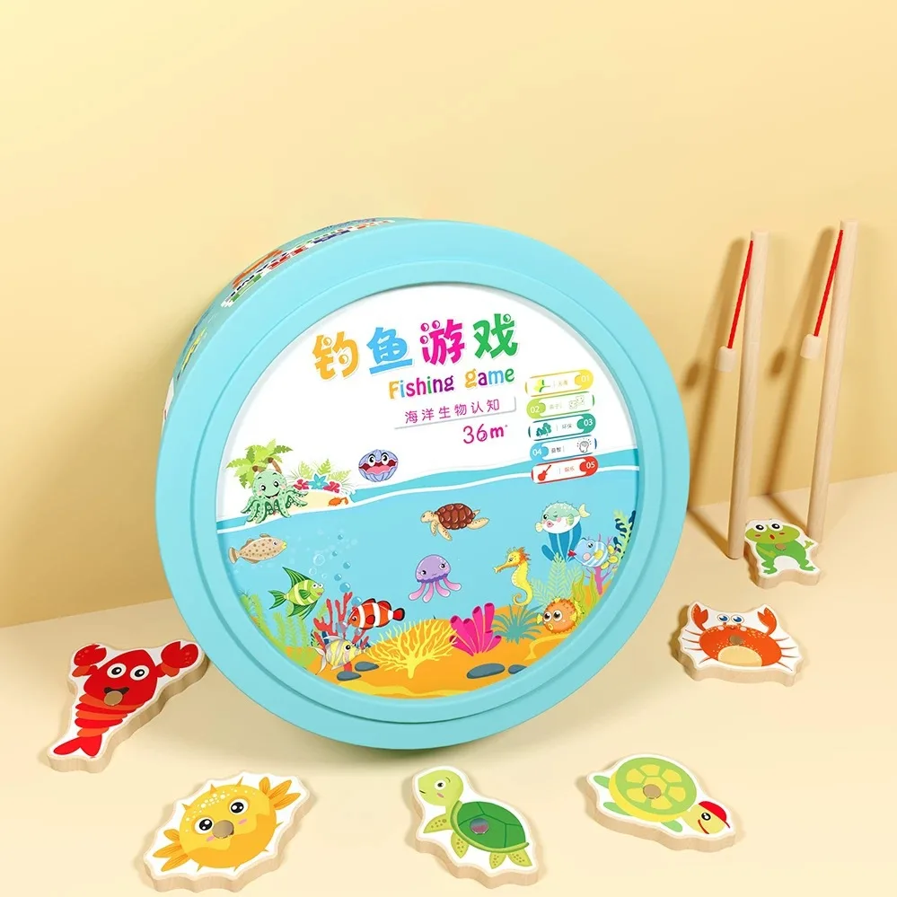 ألعاب تعليمية للأطفال ألعاب صيد مغناطيسية خشبية أبجدية رقمية ألعاب صيد معرفية لرياض الأطفال لعبة الوالدين والطفل