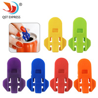 3PC Portable Bottle Opener  plastic seal  Dust-proof  Handheld Soda Can  Beer Beverage Opener Multiple Colors Kitchen Tool