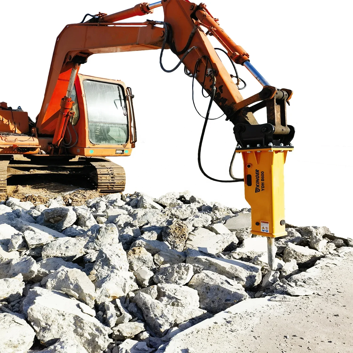 Hydraulic Rock Hammer Demolition Breaker  for Excavator with CE ISO