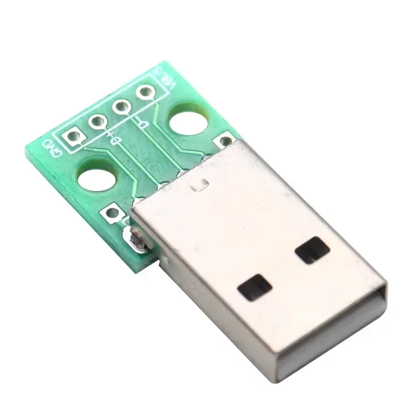 10pcs Type A USB Male To DIP 2.54MM PCB Board Power Supply DIY Adapter Converter Module 4 pin For Arduino
