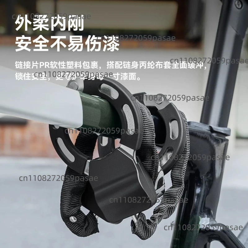 

Universal Anti-Theft Bicycle Portable Scooter Chain Folding Bike Chain Lock Mountain Bike Road Bike Chain