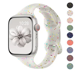 Slim Silicone Band for Apple watch Straps 40mm 41mm 45mm 44mm 38mm 49mm 42mm 46mm bracelet iwatch Series 10 9 8 7 6 3 SE Ultra 2