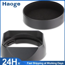 Haoge New Metal Square Bayonet Lens Hood for Fujifilm Fuji xc35mm f2,XF35MM 23MM F2 lens accessories