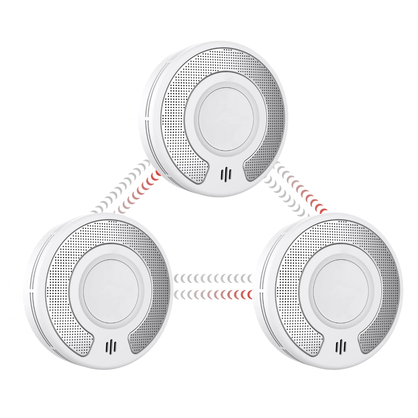 Wireless Smoke Detector, Fire Detector with 10 Year Battery & LED Indicator, RF433MHz, VS03F