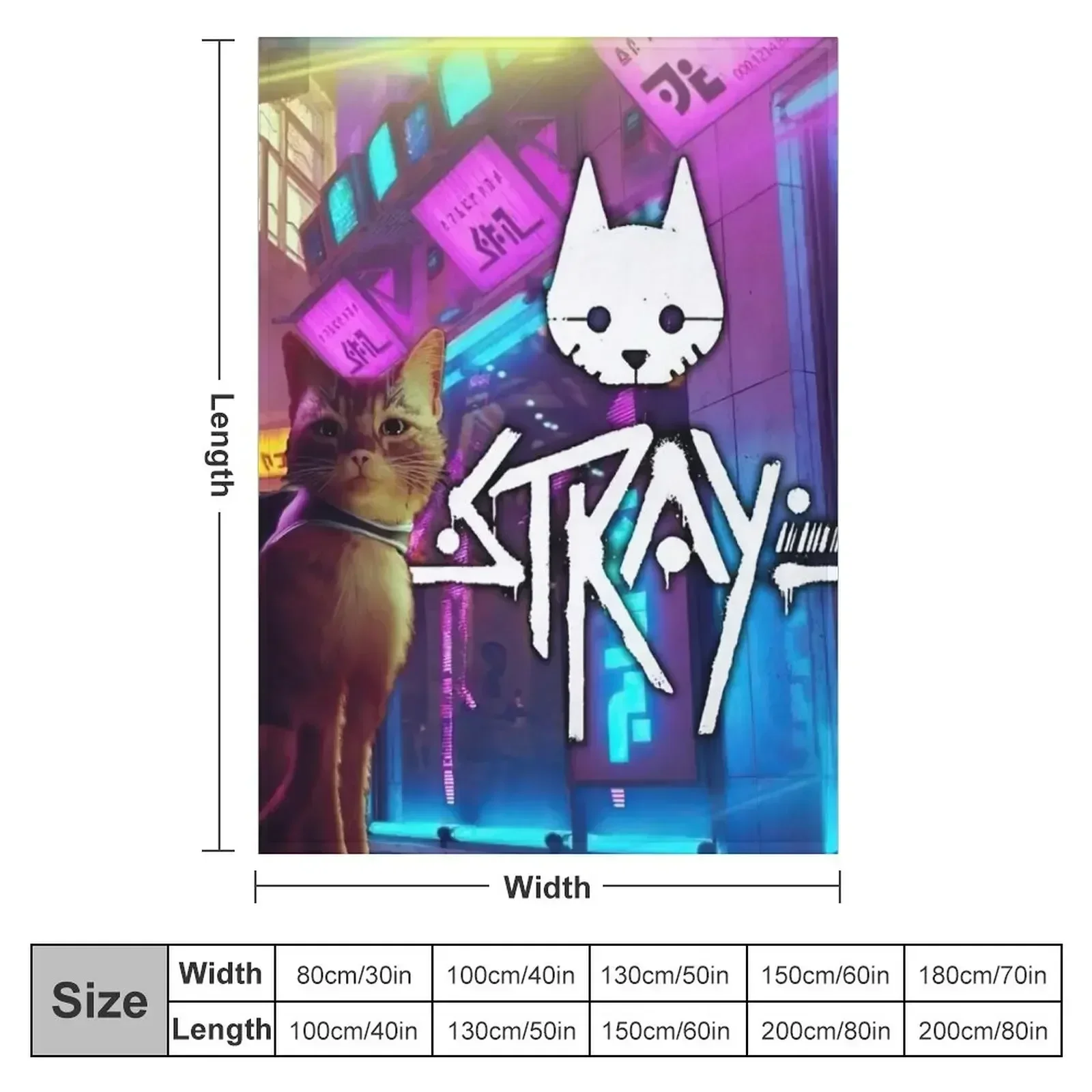 stray game cat sad Throw Blanket Travel For Decorative Sofa Blankets