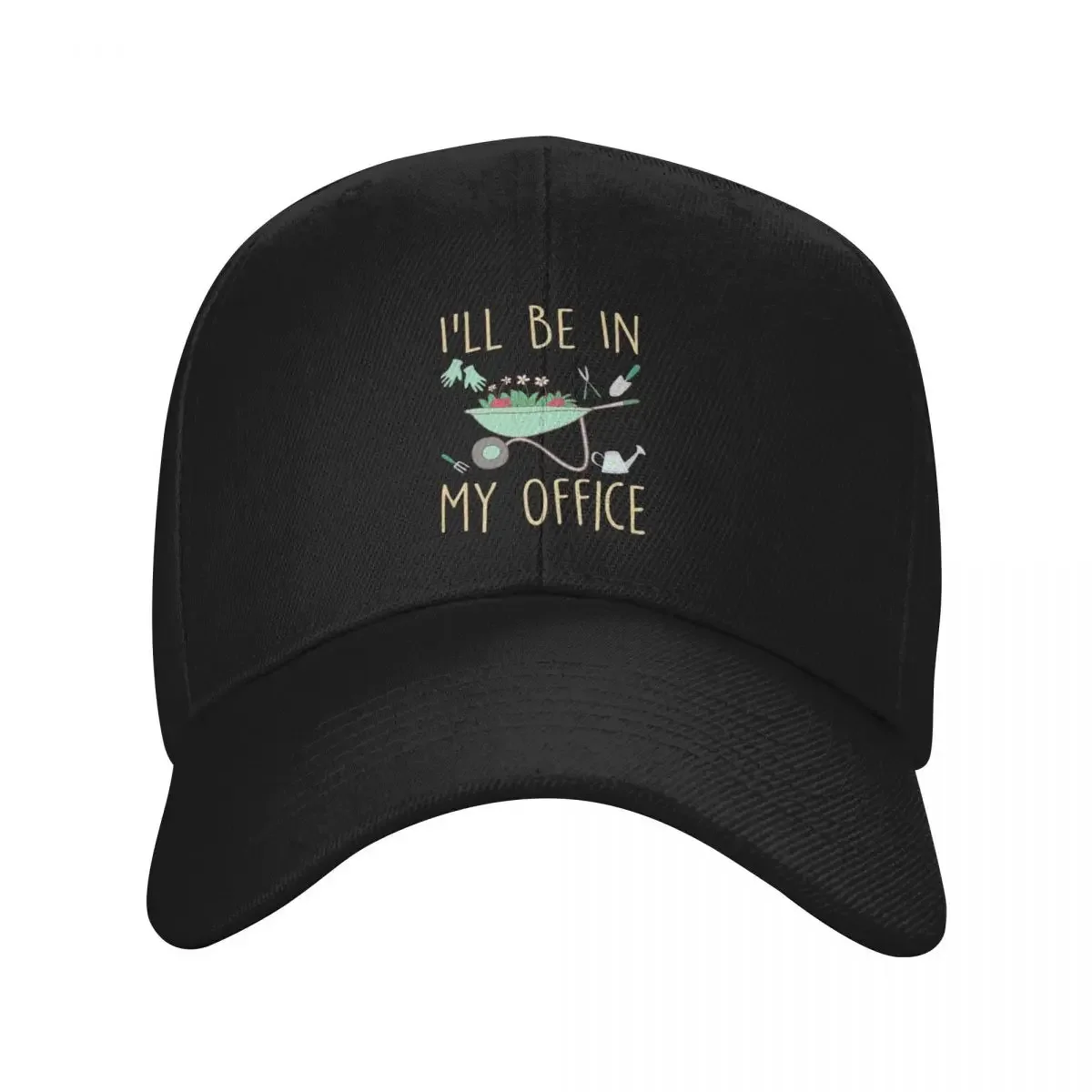 

I'll Be In My Office Garden Funny Distressed Gardening Baseball Cap Sunhat fishing hat Beach Outing Golf Mens Caps Women's