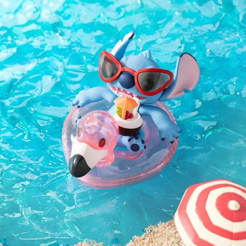Disney Stitch Summer Carnival serie giocattoli alla moda scatola cieca figura periferica ornamenti regali di alto valore