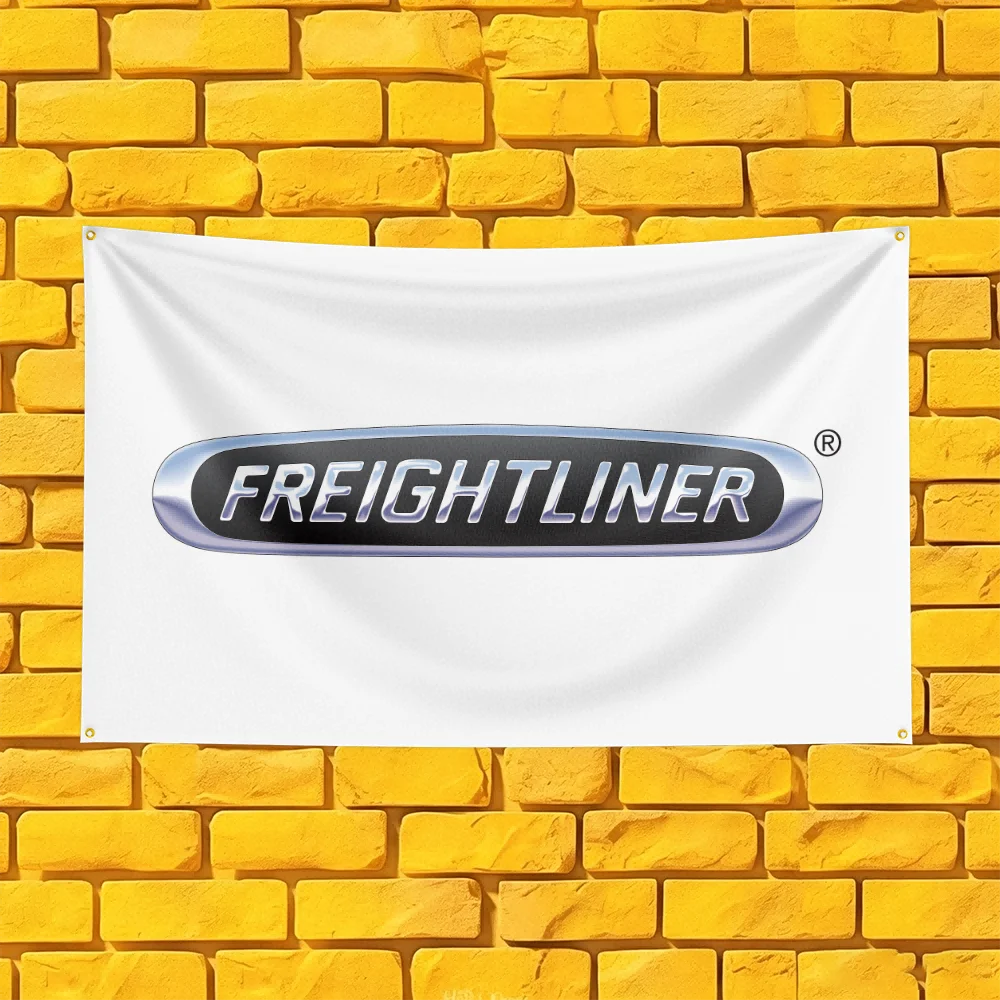 American Long Haul Truck Sportscar Flag 3x5 FT Polyester Banner For Pit Garage Wall Decor Speed Fan Gift