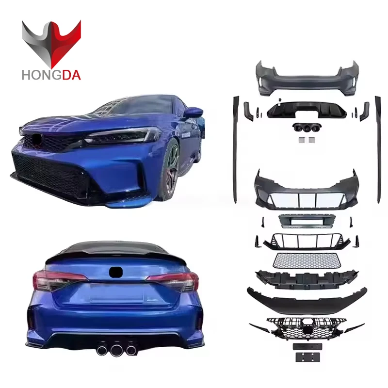 

PP Plastic car bumper GEN 11 body kit 2022 for Honda civic FL5 Type R sedan bodykit