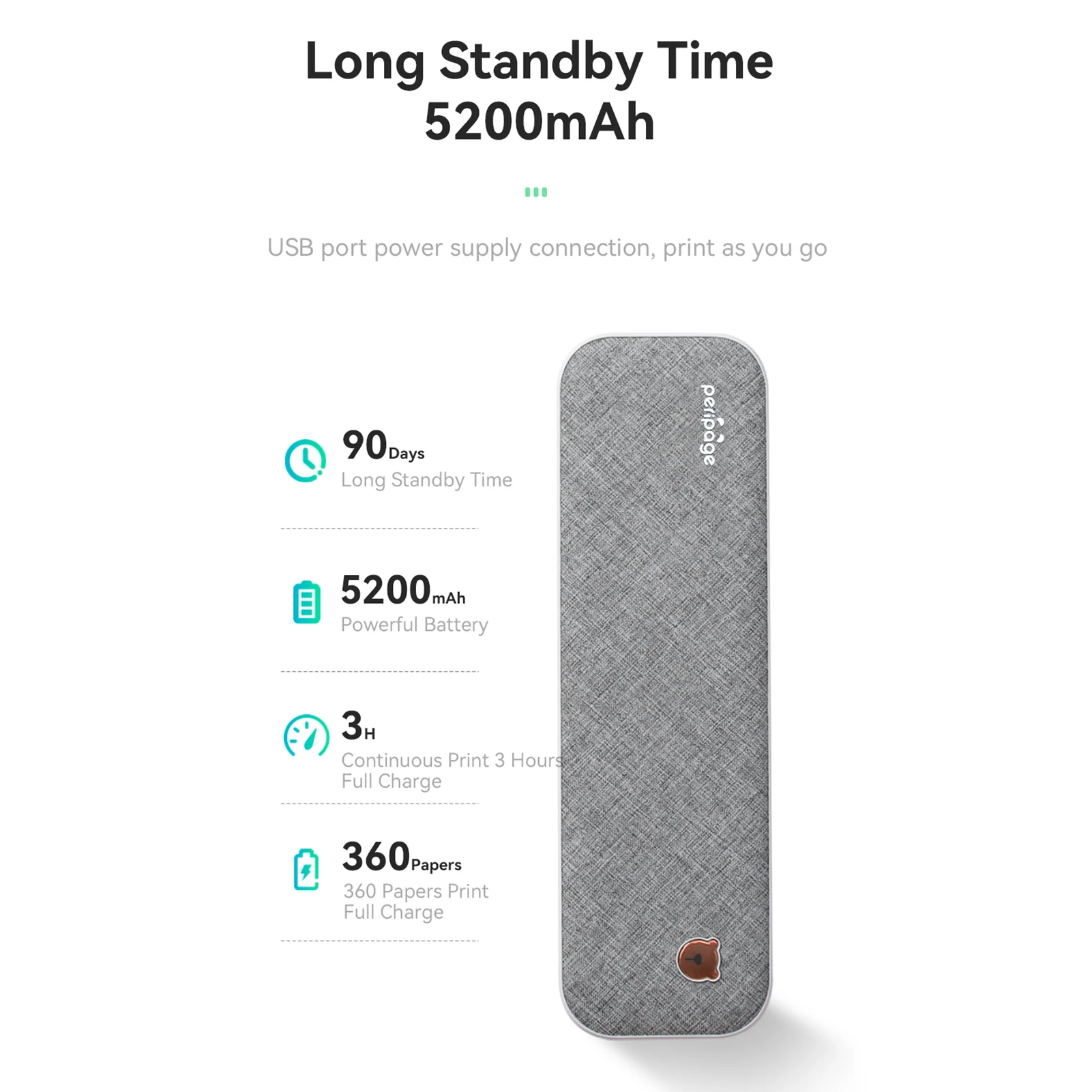 To A40 A4 Paper Printer Wirless Bluetooth Thermal Printer Support Mobile Smartphone Android IOS Printer with 1 Roll Paper