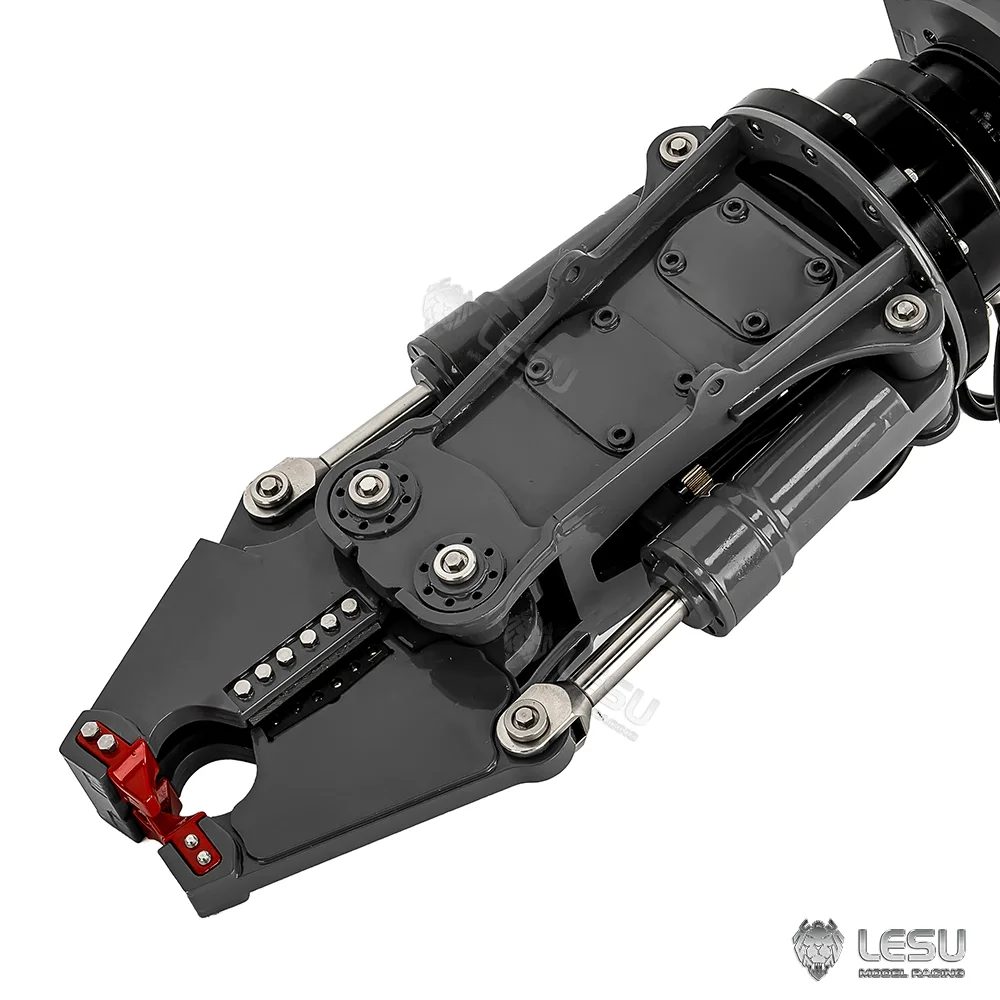 1/14 LR960 excavadora de demolición Universal AT-C0037 Motor hidráulico alicates hidráulicos rotación de 360 grados alicates hidráulicos LESU