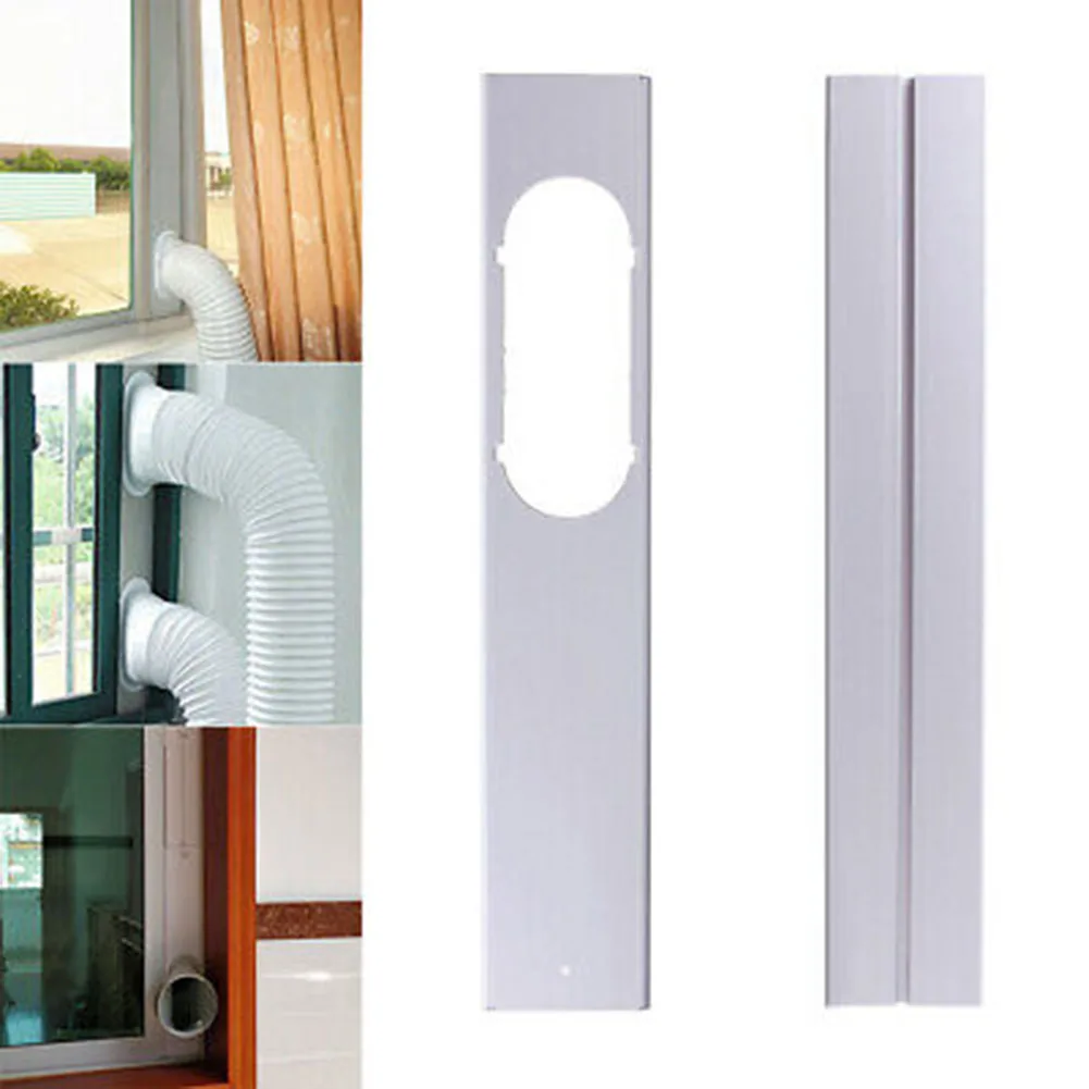 2/3pcs Air Conditioning Panel Adjustable Mobile Air Conditioner Damper Portable Casement Kit PVC Window Sealing Insert Panel