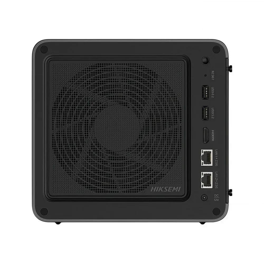 TLF NUOVO Touch Screen N100 Home Mini NAS PC Quad Core 8GB DDR5 Docker Dual Lan 4 Bay SATA HDD NVMe SSD Storage