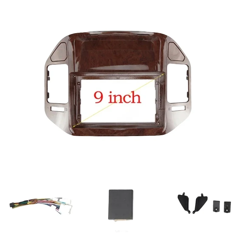 

9-дюймовый автомобильный рамочный адаптер Fasica Canbus Box для Mitsubishi Pajero V73 V60 V68 2004-2011, комплект панели приборной панели Android