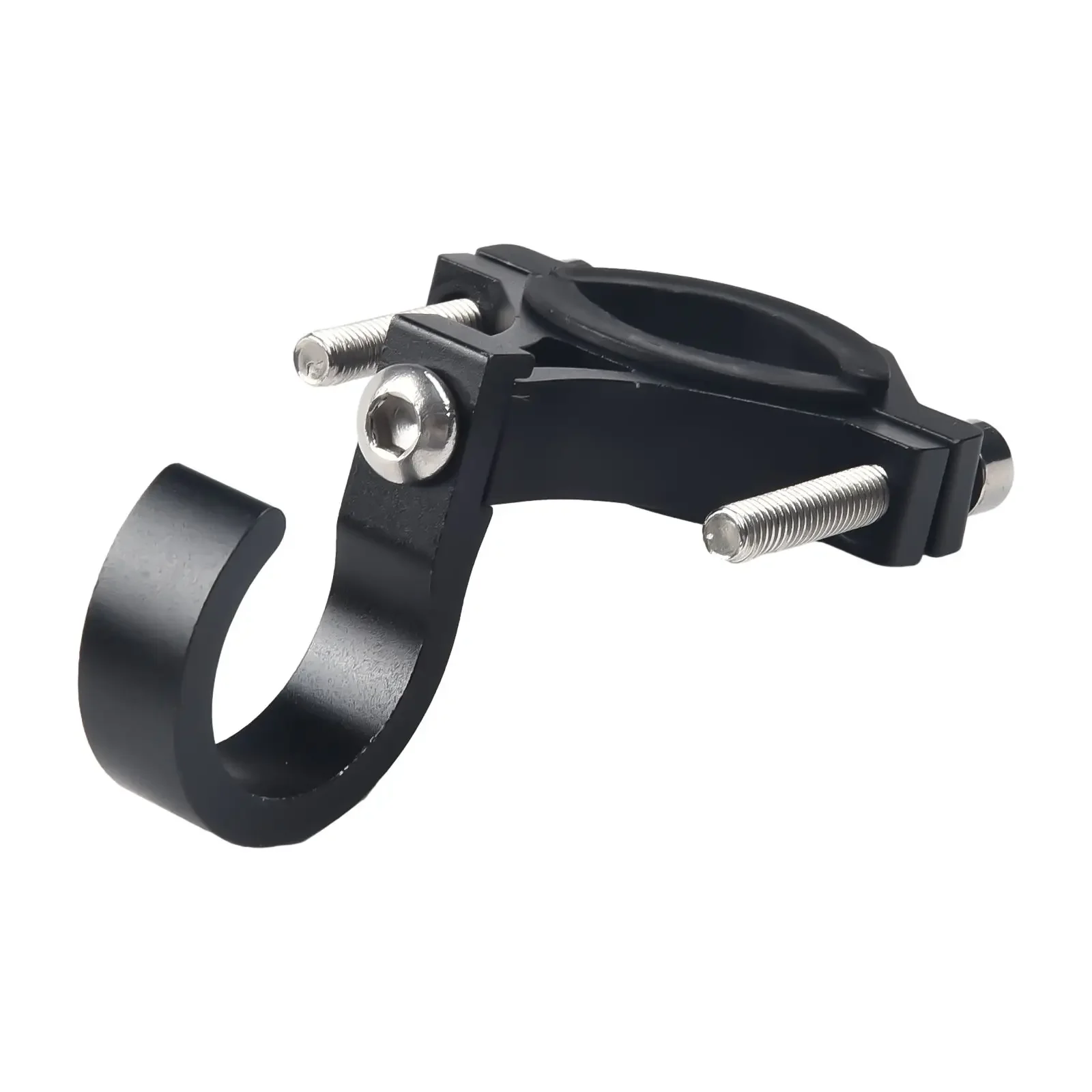 Universeller Haken-Aufhängerhalter aus Aluminiumlegierung für Roller, Fahrrad, Motorrad, Tasche – verstellbares 20–35 mm Rohrschellen-Halterungszubehör