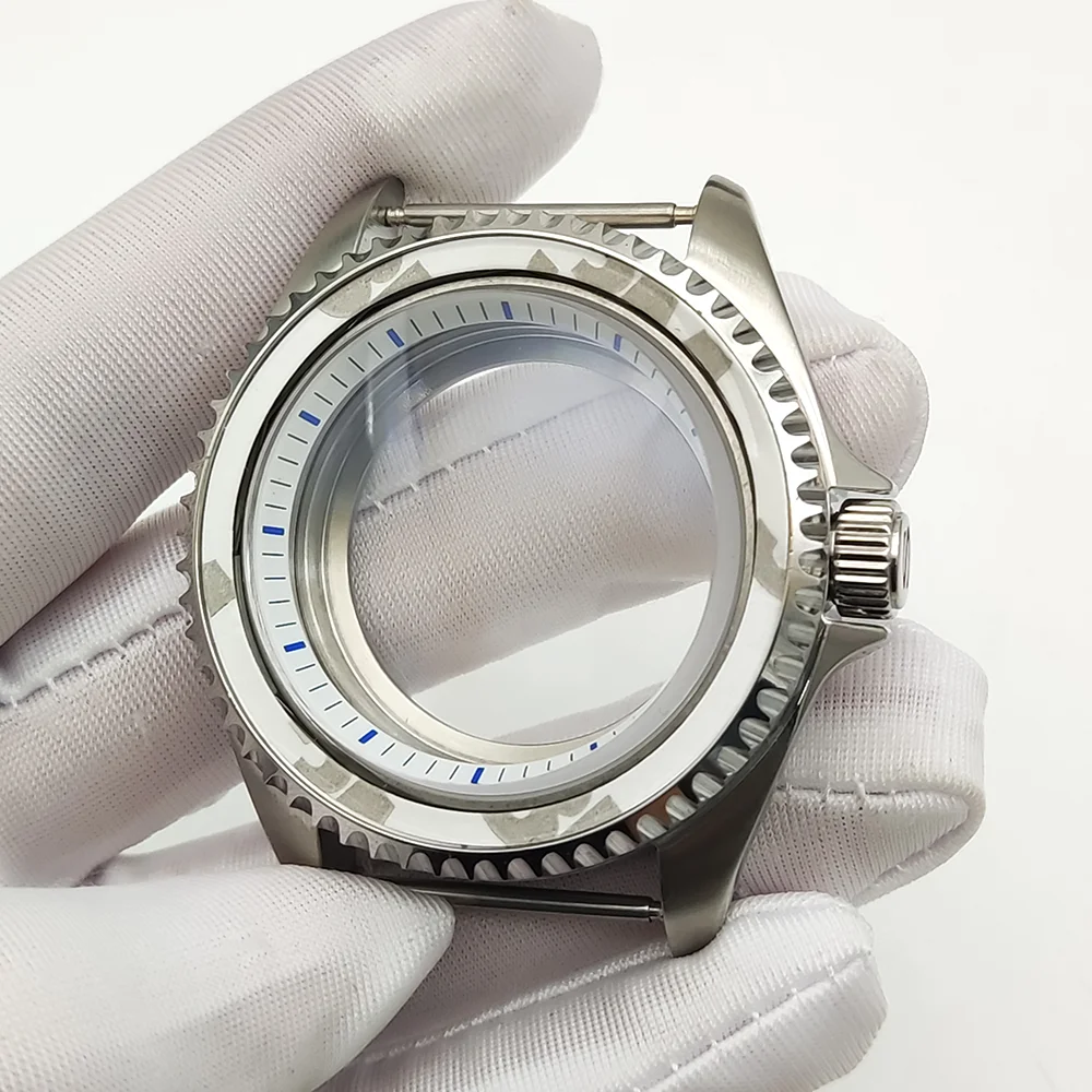 42MM Brand new men's watch assembly parts, thickened sapphire crystal, waterproof, luminous, suitable for NH35 movement