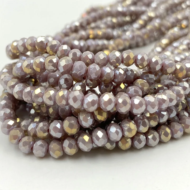 Colorful 2/3/4/6/8/10mm Austria Faceted Crystal Glass Beads For Jewelry Making DIY Accessories