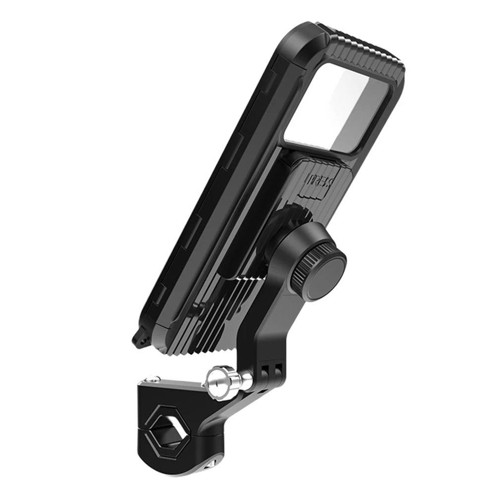 

Waterproof Rear View Mirror Phone Support 360 Degree Rotation Cellphone Mount Flexible Motorbike Phone Stand for Phone 4-7 Inch