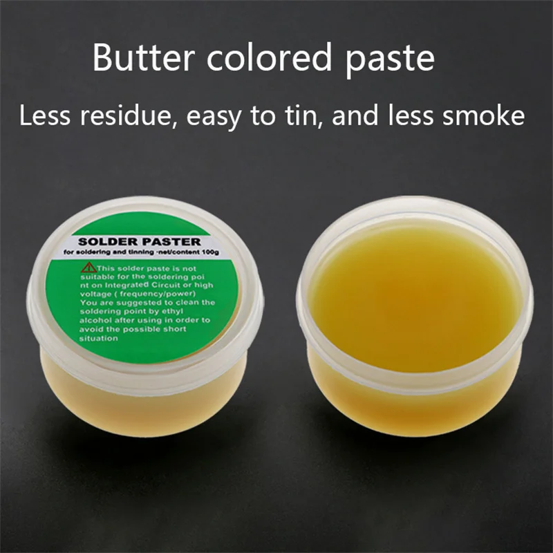 1 قطعة 30 جرام/50 جرام/70 جرام/100 جرام المهنية لحام تدفق لحام لحام لصق 183 درجة درجة حرارة متوسطة تدفق لا نظيفة الصنوبري الخافي من الرصاص #6