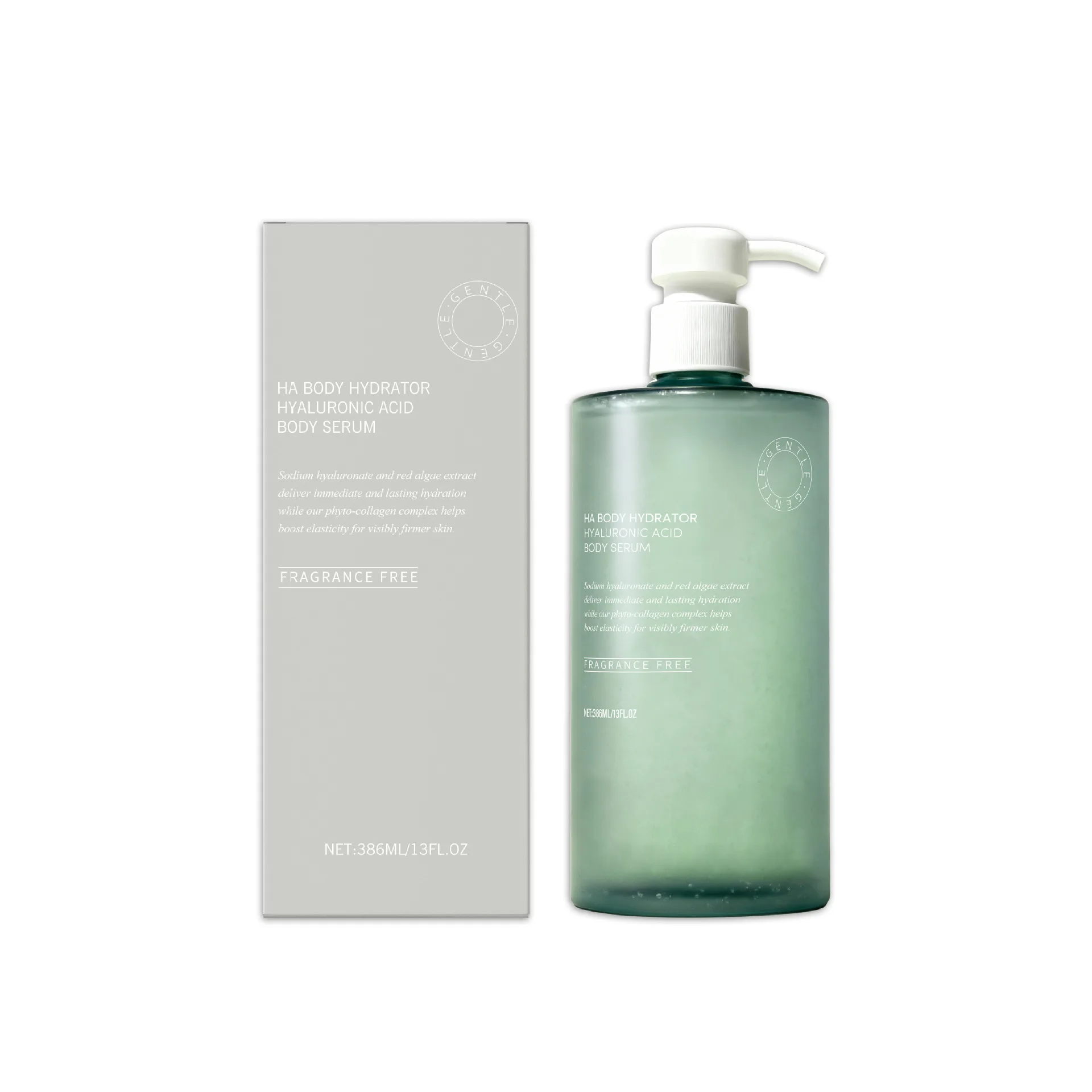

Ha Body Hydrator Hyaluronic Acid Body Serum Enhance skin elasticity, leaving it soft, smooth, fresh and non-greasy.