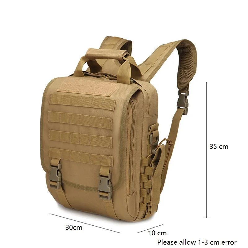 Multicam Tactical Military Backpack Army 14\'\' Laptop Bag Men\'s Outdoor Hunting Camping Hiking Leisure PC Multifunction Molle Bag