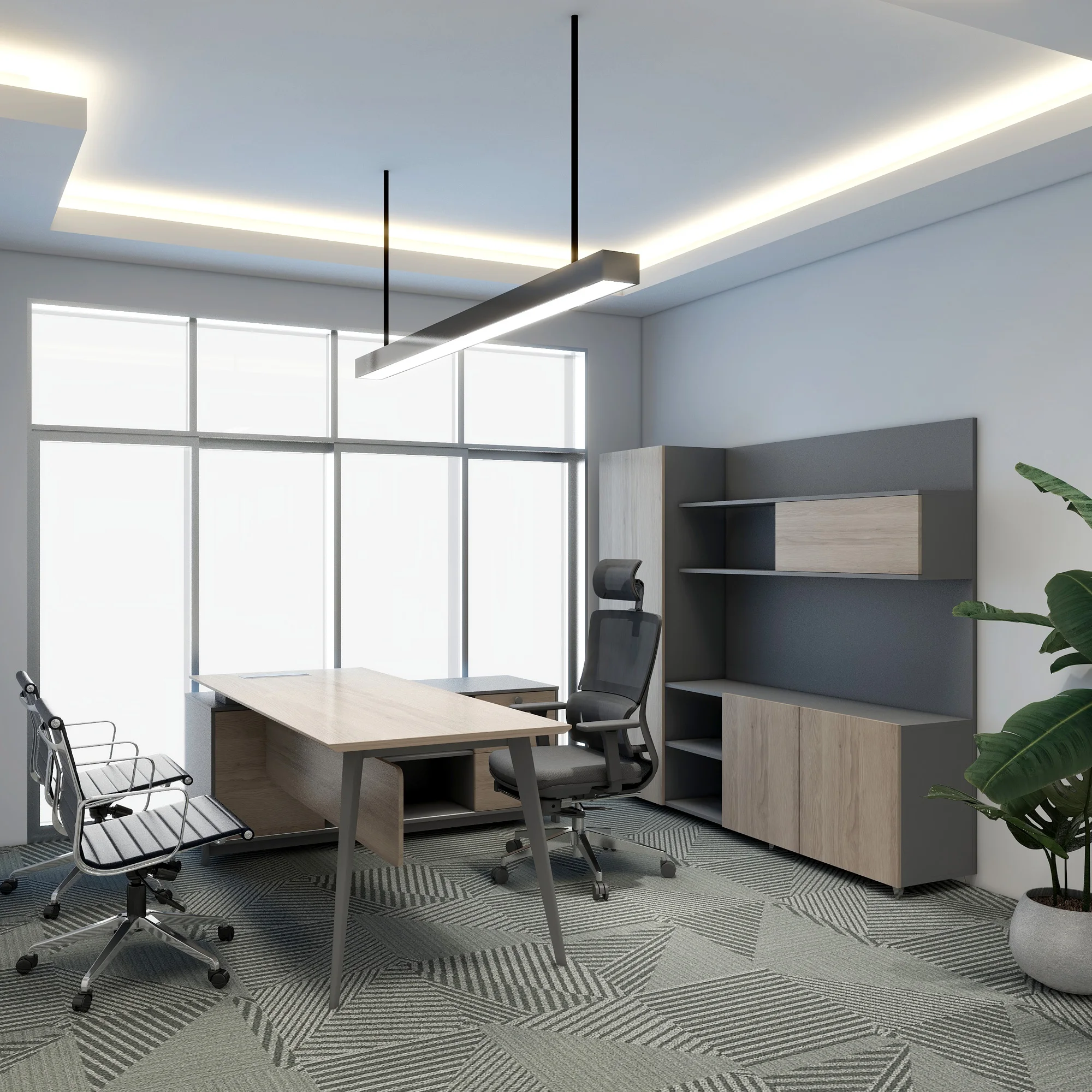 

Factory Hot Sale Low Price Modern Luxury Ceo Office Working Table Executive With Cabinet Single Computer Desk for Office Set